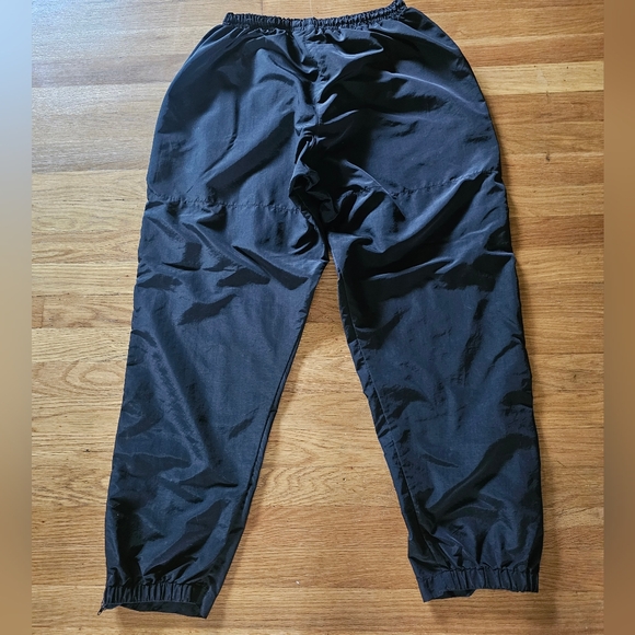 US Army APFU Black 100% Nylon Physical Training Track Pants Unisex Size Large - Picture 2 of 15